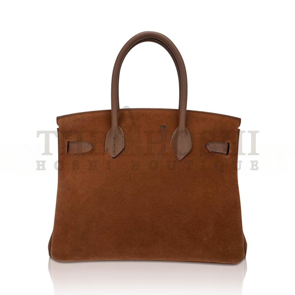 H**me5 BIRKIN 30 CHESTNUT GOLD BUCKLE BAG 58822833472 (30*22*16cm) Master Quality
